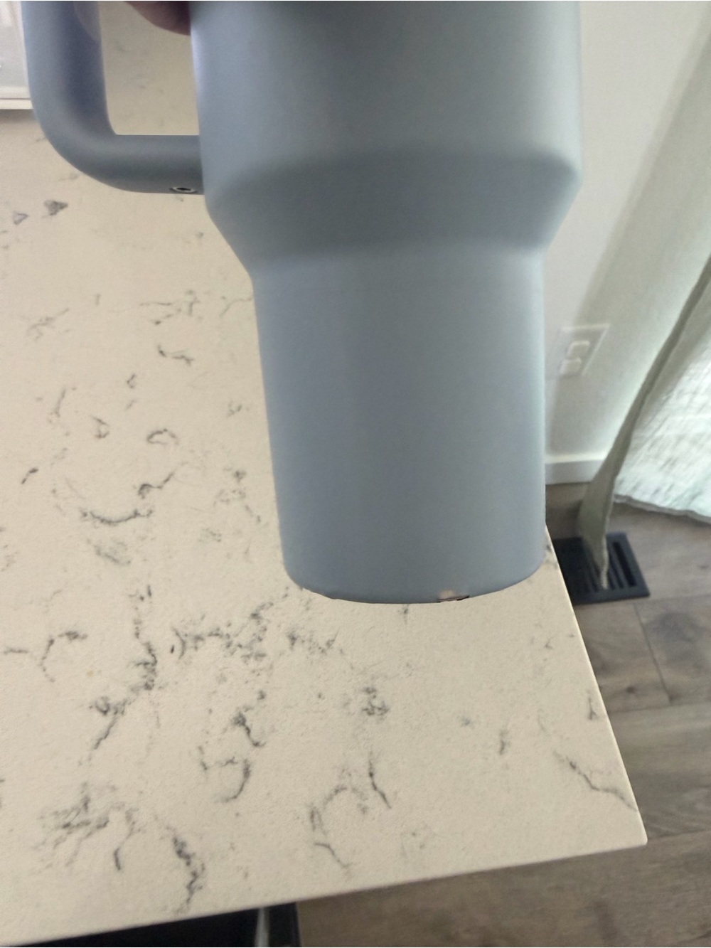 Stanley Light Blue Travel Mug with Handle and Lid - Picture 5 of 7